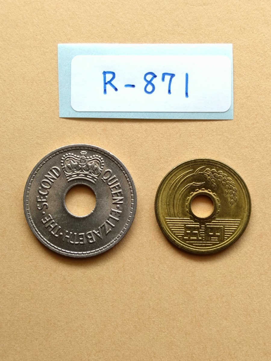 外国コイン フィジー  (Rー８７１) ペニー硬貨 １９６６年の画像6