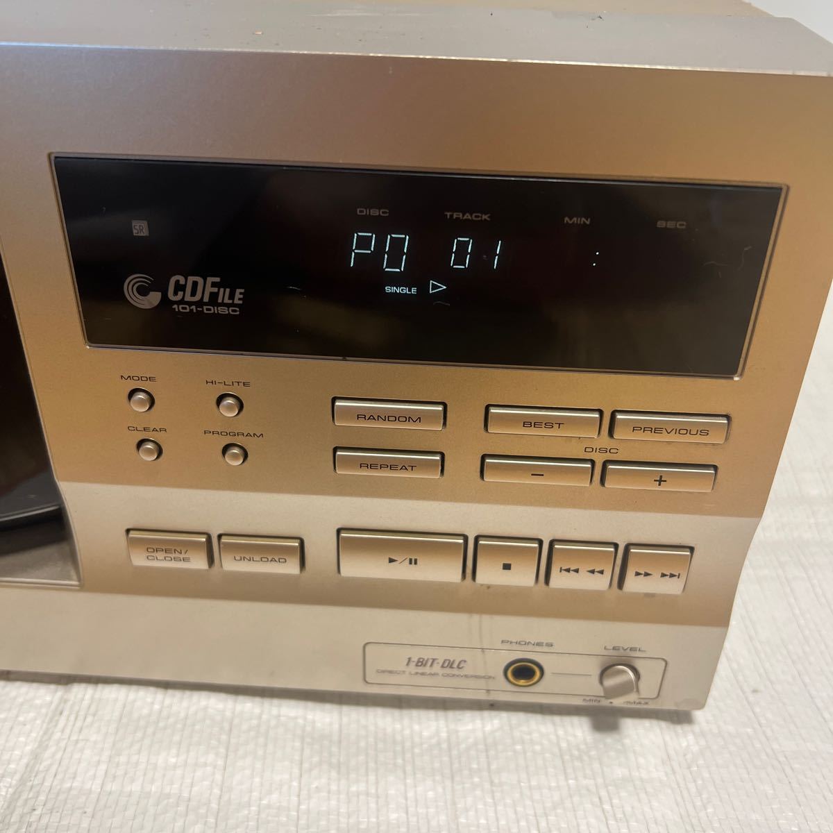 Pioneer パイオニア PD-F908 CDチェンジャー CDプレーヤー　現状品1_画像3