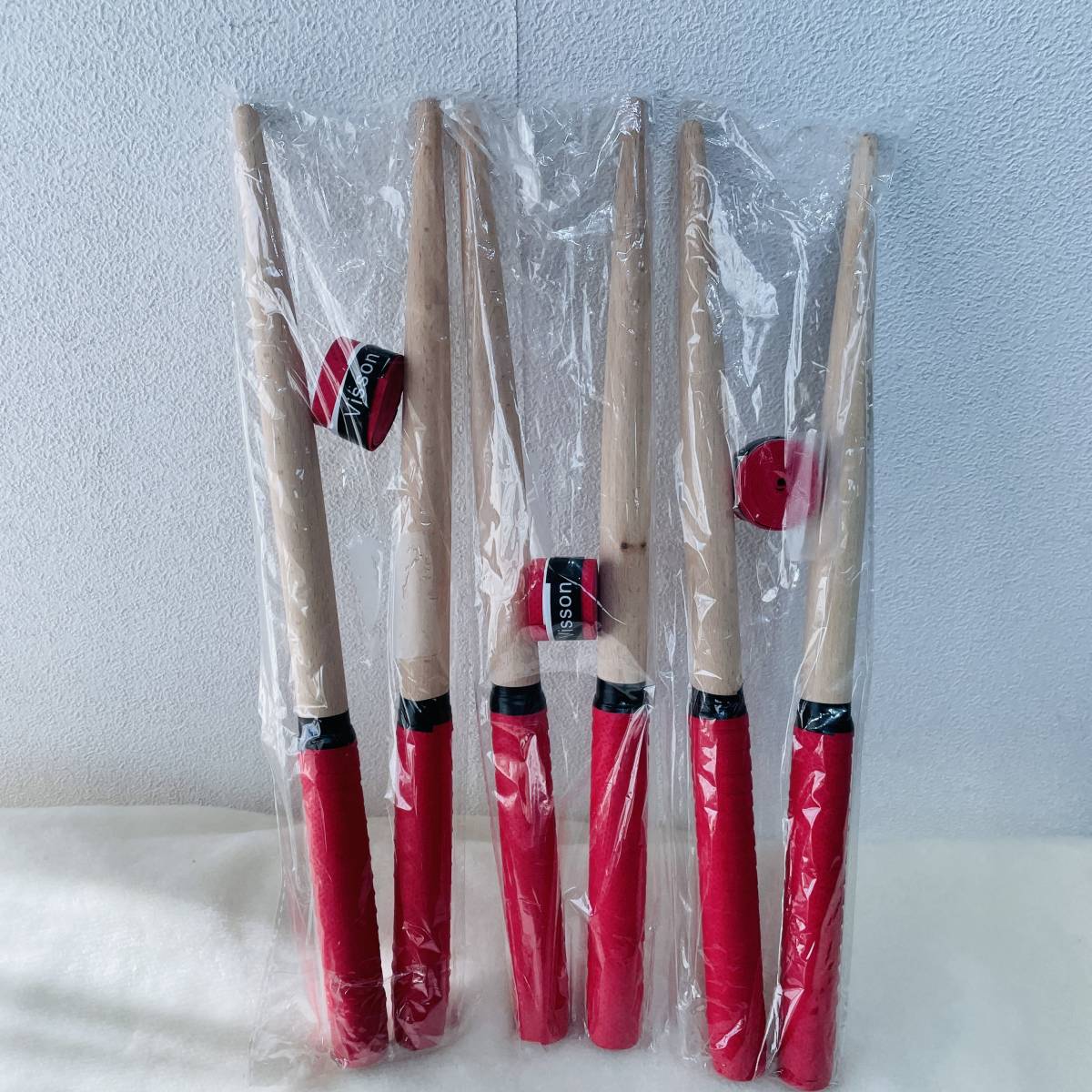  unused futoshi hand drum. . person chopsticks 11 pcs set exchange grip attaching red blue black 3 color set length approximately 38cm weight approximately 160g most futoshi part 2cm X788