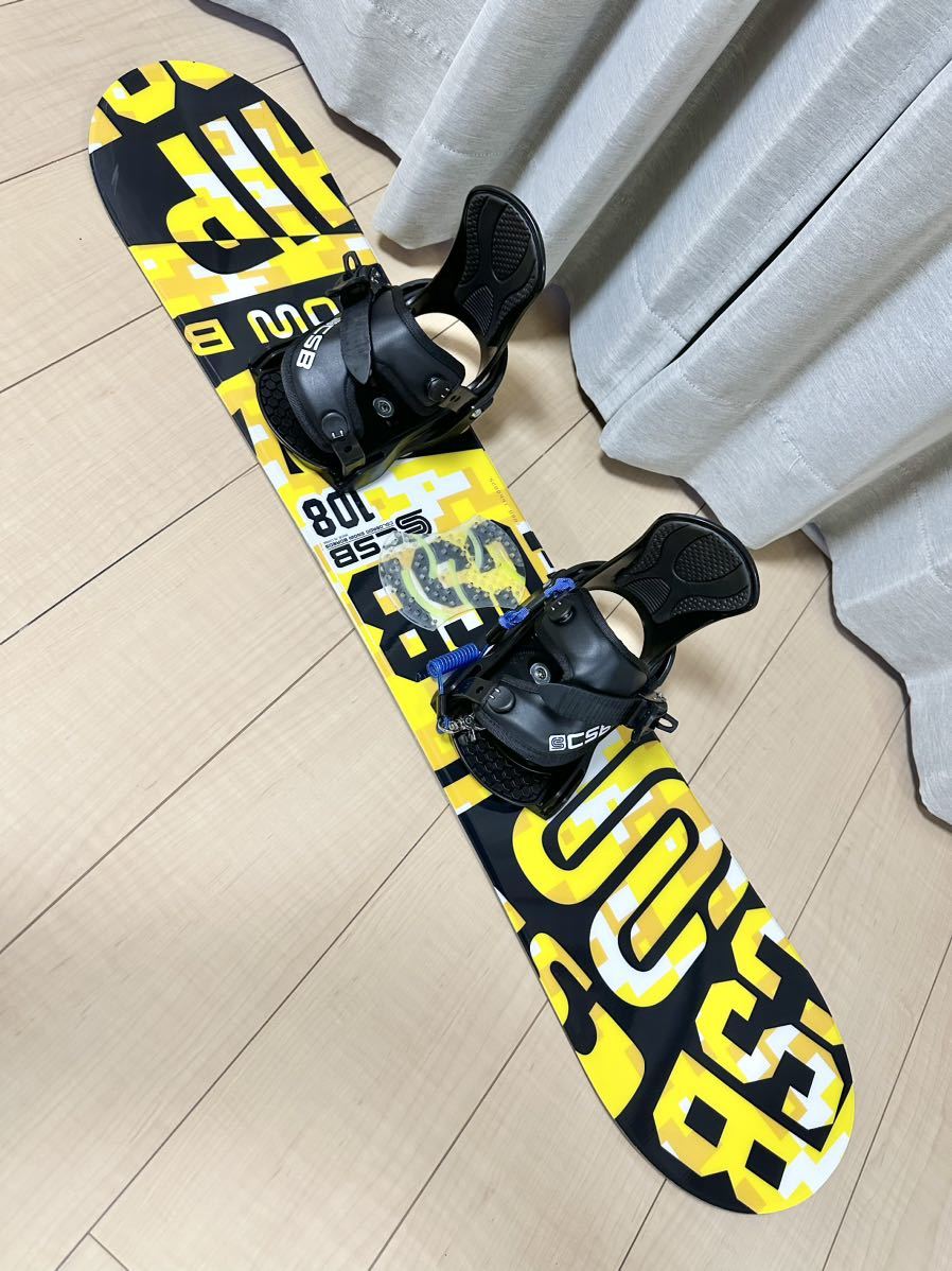 美品 CSB スノーボード 2点セット 108cm キッズ ジュニア|Yahoo 美品 CSB スノーボード 2点セット 108cm キッズ ジュニア|Yahoo