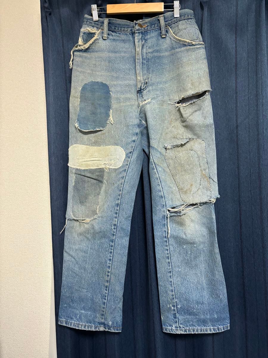 RUSTLER 60年代 ビンテージダメージデニム