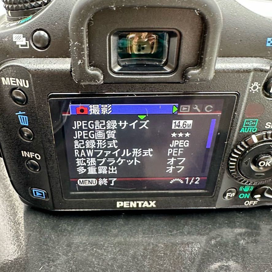 PENTAX ペンタックス K-20D デジタル一眼レフカメラ SMC PENTAX-F 1:4-5.6 35-80mm レンズ バッテリーあり 充電器なし 現状品 ジャンク_画像6