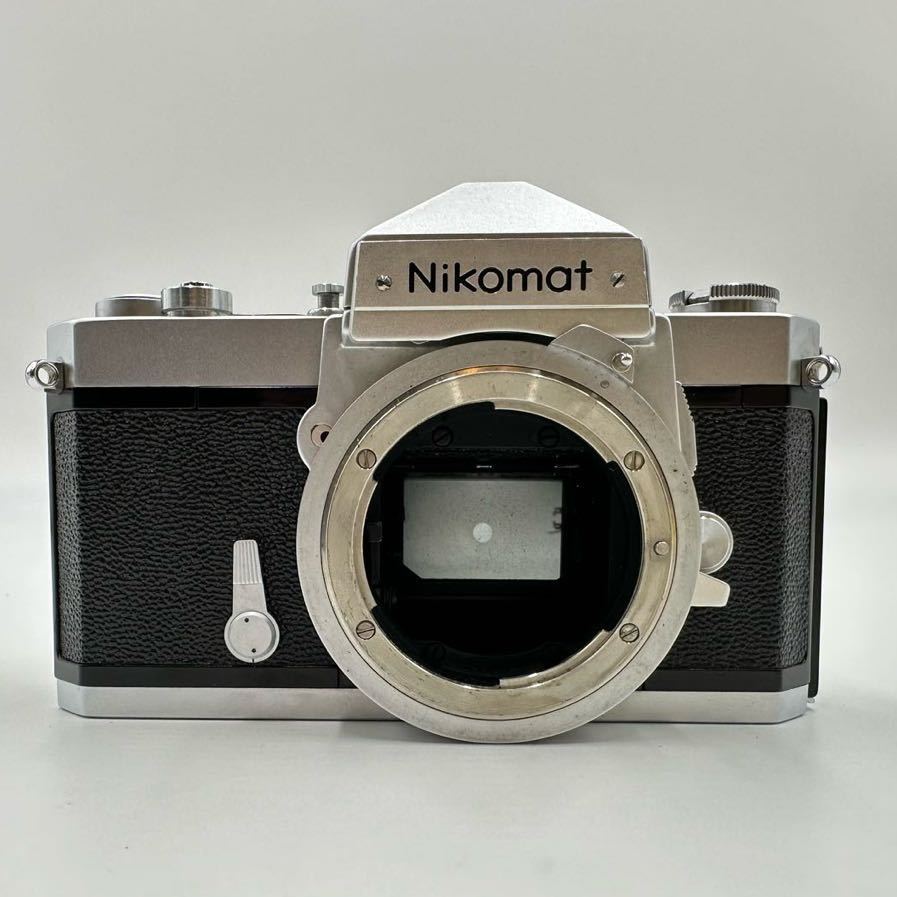 Nikon ニコン Nikomat FTN ニコマート フィルム一眼レフカメラ レンズ NIKKOR-S Auto 1:1.4 f=50mm 中古品 現状品 ケース 使用説明書あり_画像2