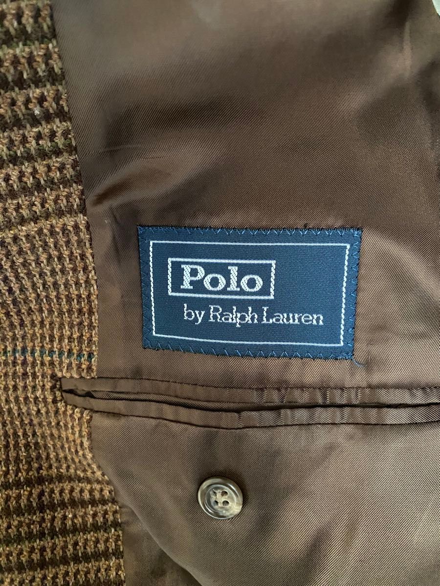 【新品】ポロラルフローレン ヘリンボーン ジャケット イタリア製　ウール100%