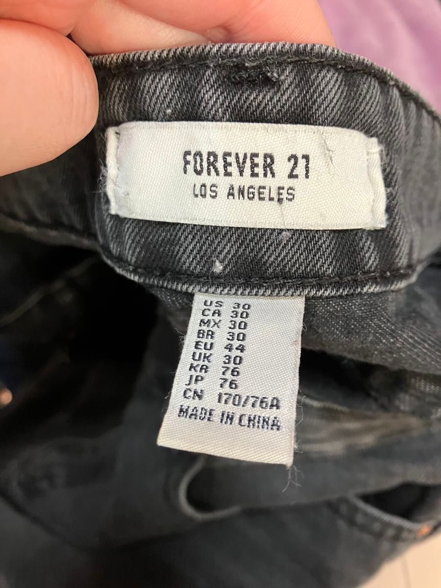 デニムショートパンツ　forever21