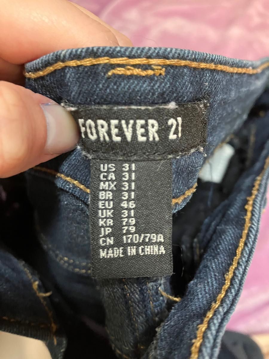 デニムショートパンツ　forever21