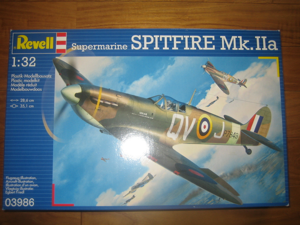 Spitfire Mk.Ⅱa 1/32　レベル+ディテールアップパーツ_画像2