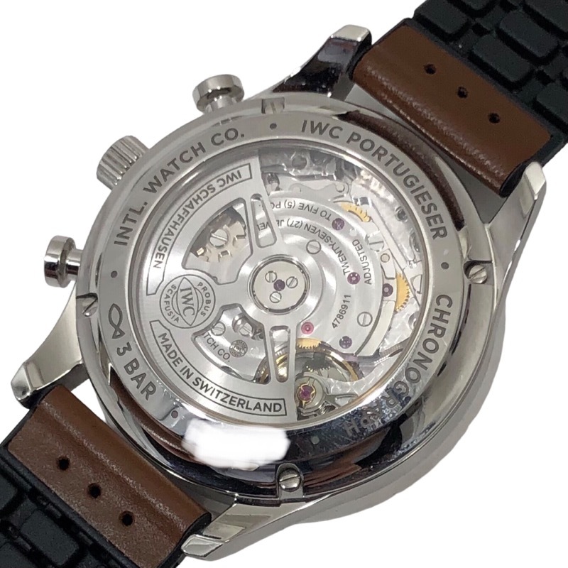 ... NATIONAL  часы  ... IWC ... хронограф  IW371604 SS   серебристый  циферблат   наручные часы   мужской   подержанный товар 