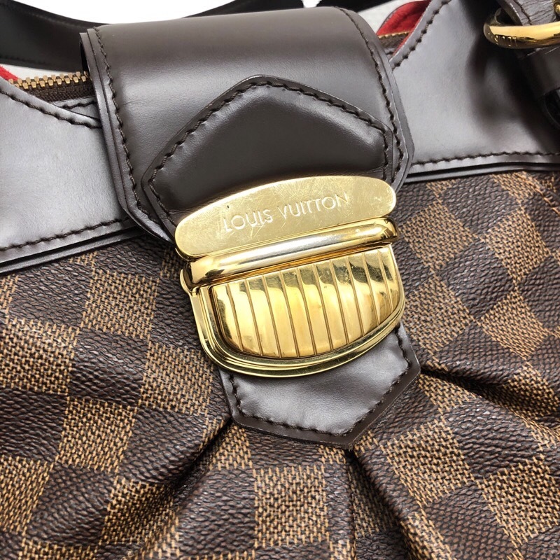  Louis * Vuitton LOUIS VUITTONsi stay naPM N41542 Damier Damier canvas handbag lady's used 