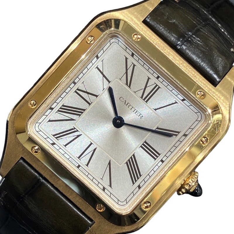 カルティエ Cartier サントス デュモン バラドゥーズLM WGSA0027 K18YG 腕時計 レディース 中古