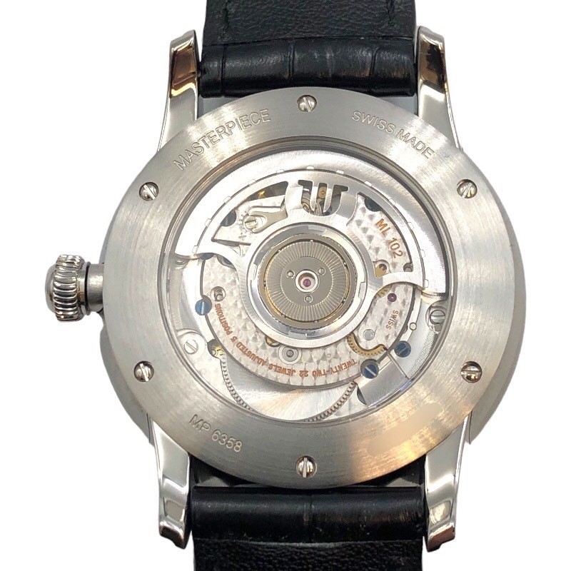 モーリス・ラクロア MAURICE LACROIX マスターピース ジュール レトログラード MP6358 ステンレススチール 腕時計 メンズ 中古_画像6