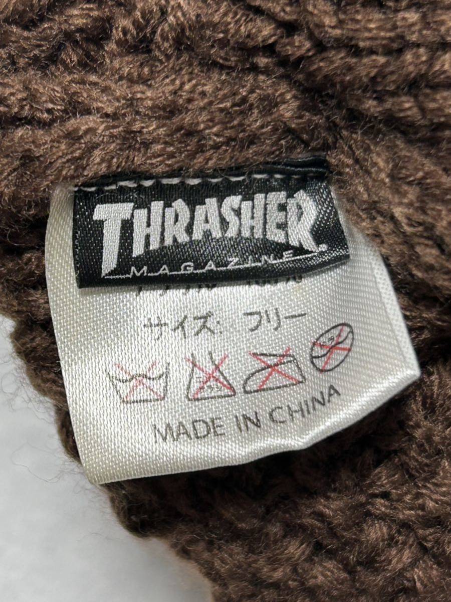 THRASHER BURNOUT つば付き ニット帽 ニットキャップ ビーニー　　ワッチ スラッシャー ストリート スケート スケーター 男女兼用 柳9089_画像5