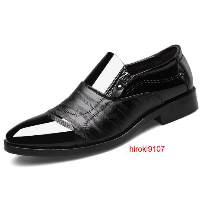 ビジネスシューズ メンズ 革靴 紳士靴 フォーマル ショートブーツ 春秋 防水 軽量 黒 2色 レザー 安いAQ2-6_画像5