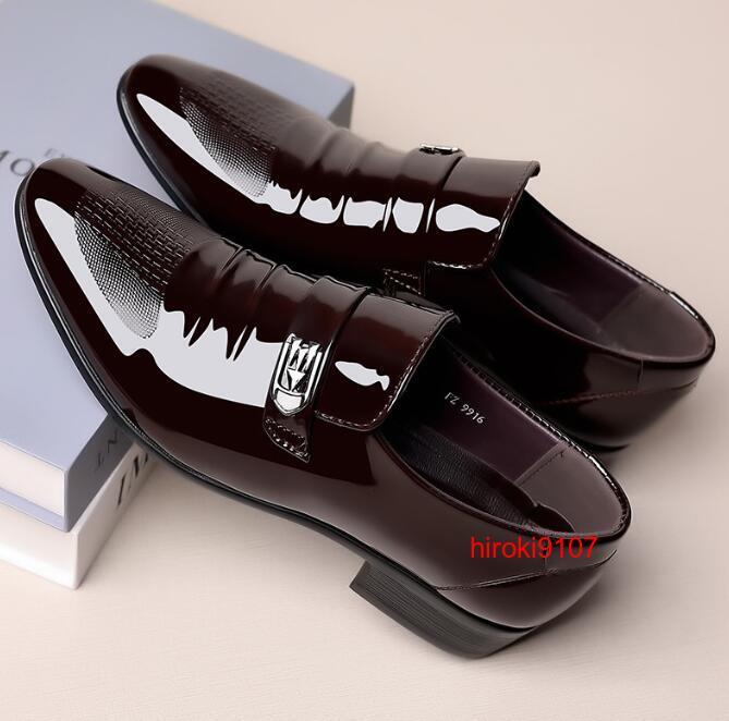 ビジネスシューズ メンズ 革靴 紳士靴 フォーマル ショートブーツ 春秋 防水 軽量 黒 2色 レザー 安いAQ2-36_画像2