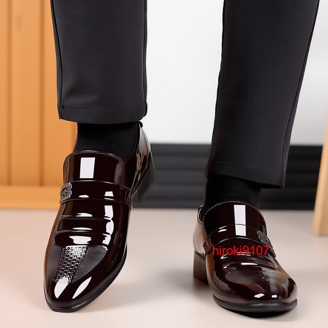 ビジネスシューズ メンズ 革靴 紳士靴 フォーマル ショートブーツ 春秋 防水 軽量 黒 2色 レザー 安いAQ2-36_画像5