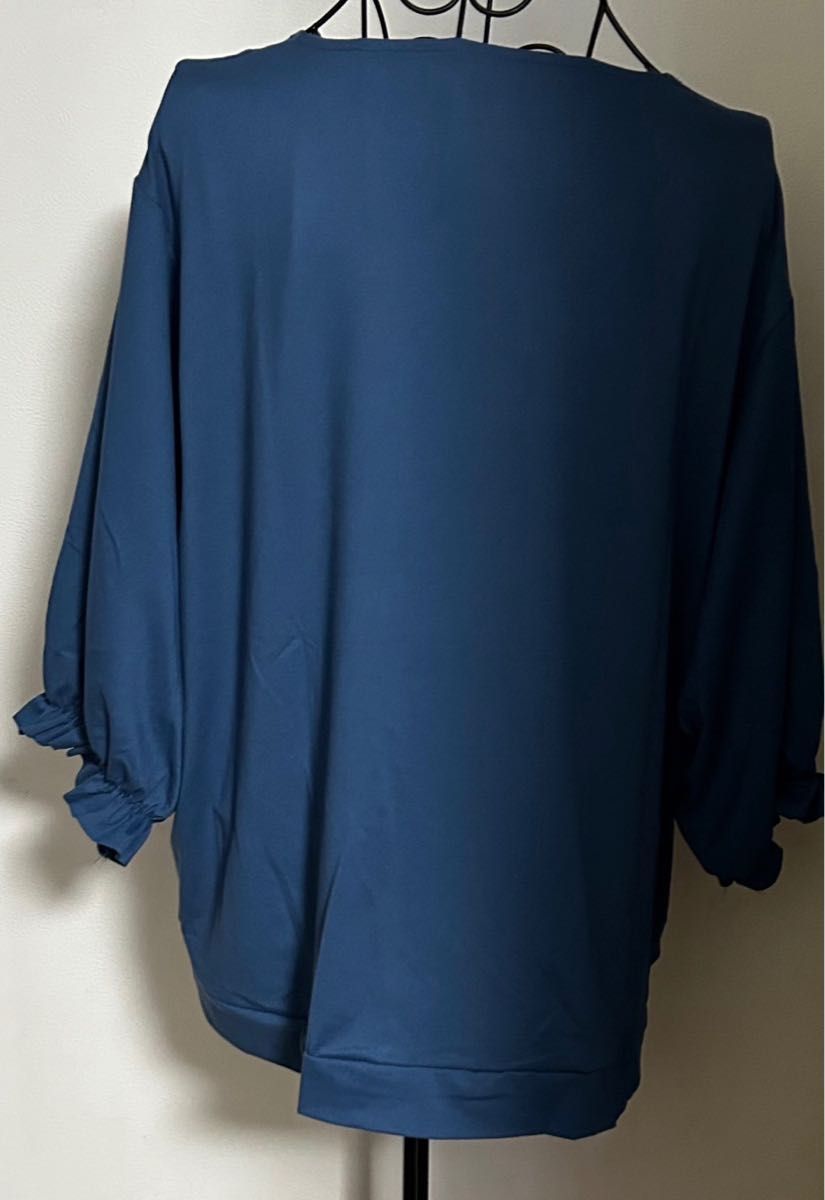 レディース　七分袖 体型カバー リラックス ドルマン  トップス　Tシャツ