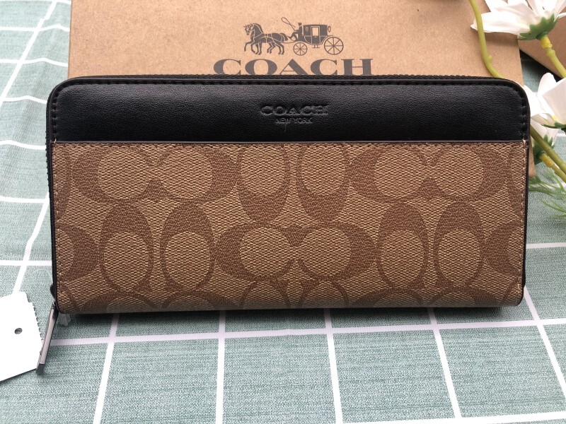 コーチ COACH 財布 長財布 メンズ レディース 新品未使用 プレゼント ロゴ シグネチャー ギフト レザー ウォレット 贈り物 ブランド A293_画像1