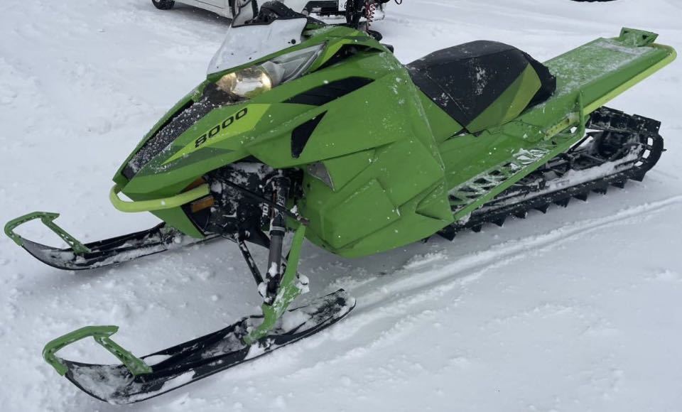 M8000 Arctic Cat 162 Cata 3 -inch Short tunnel snowmobile cat 