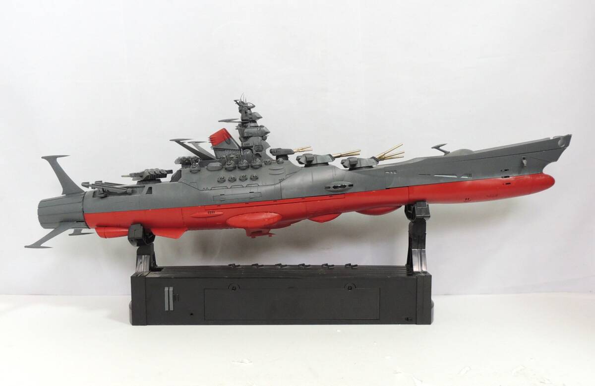 □　BANDAI　宇宙戦艦ヤマト　YAMATO　1/350スケールモデル　プラモデル　東北新社　組立済み　元箱有り　ジャンク品　中古　現状品　③_画像3