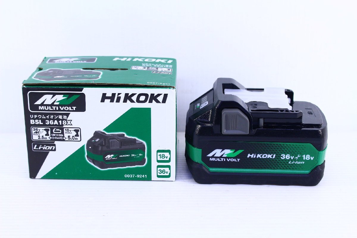 ●【未使用】HiKOKI/ハイコーキ BSL36A18X リチウムイオン電池 バッテリー 36V/18V 工具【10916595】