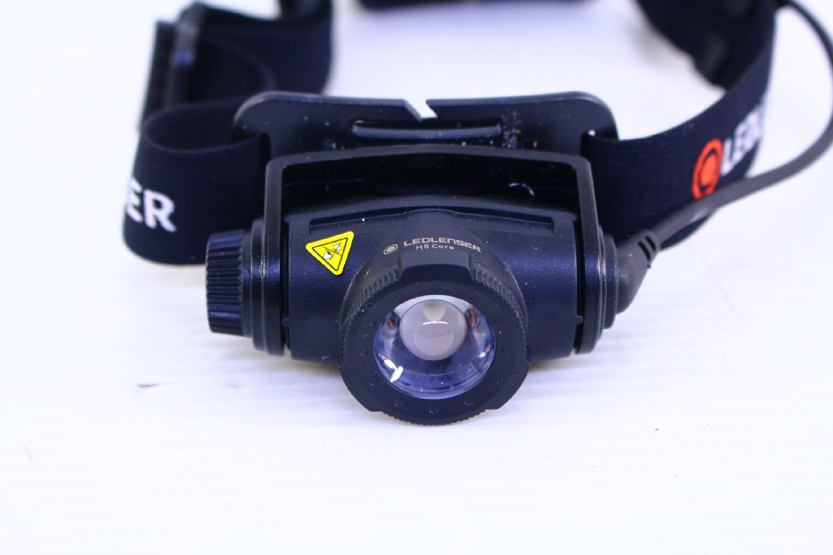 ●LEDLENSER レッドレンザー 502193 H5Core ヘッドライト LEDライト 照明 無段階調光 付属品あり 箱付き 美品【10912061】_画像6