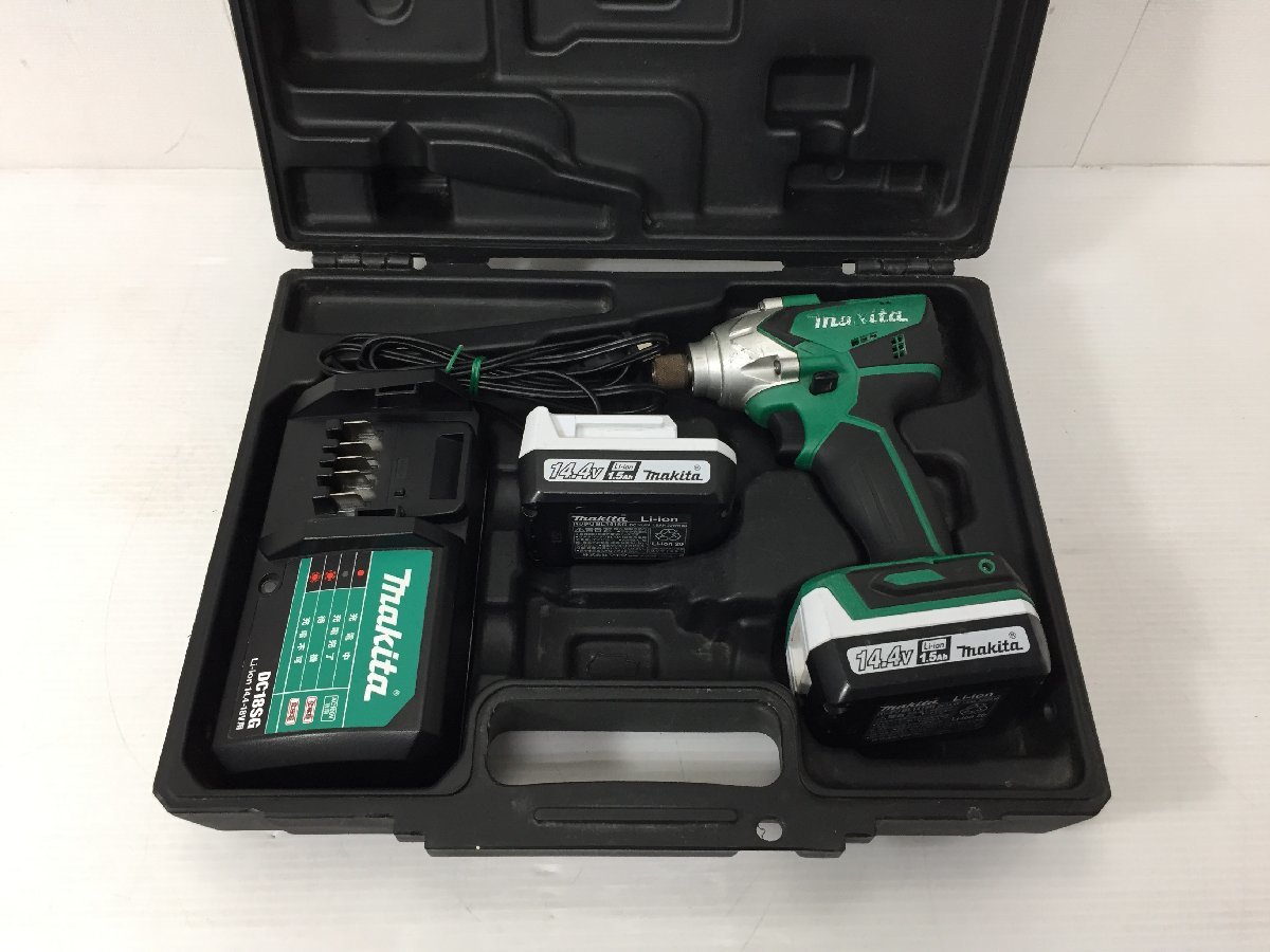 ●makita マキタ M697D 充電式 インパクトドライバ 14.4V 1.5Ah 充電器 ケース付き【20405850】