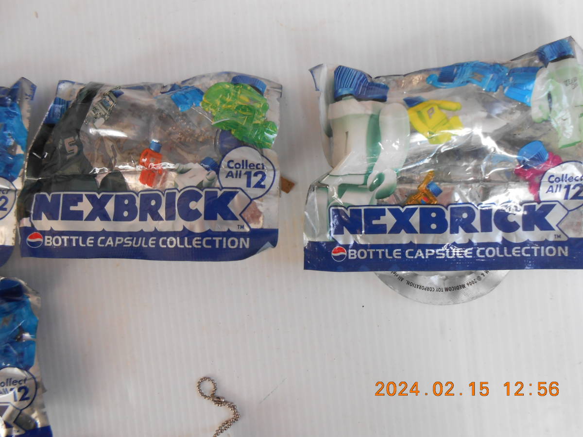 【送料無料】NEXBRICK ペプシコーラ ボトルカプセルコレクション 6種8個セット 