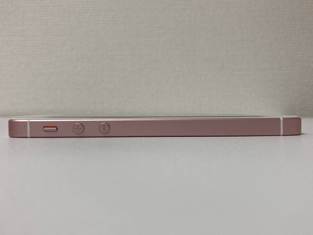 SIMフリー iPhoneSE Rose Gold 128GB ローズゴールド ピンク シムフリー アイフォンSE 本体 au UQ softbank docomo SIMロックなし A1723_画像6