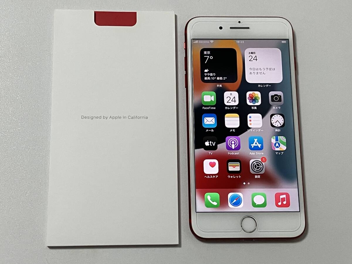 魅了 Product 128GB Plus iPhone7 SIMフリー RED A1785 SIM