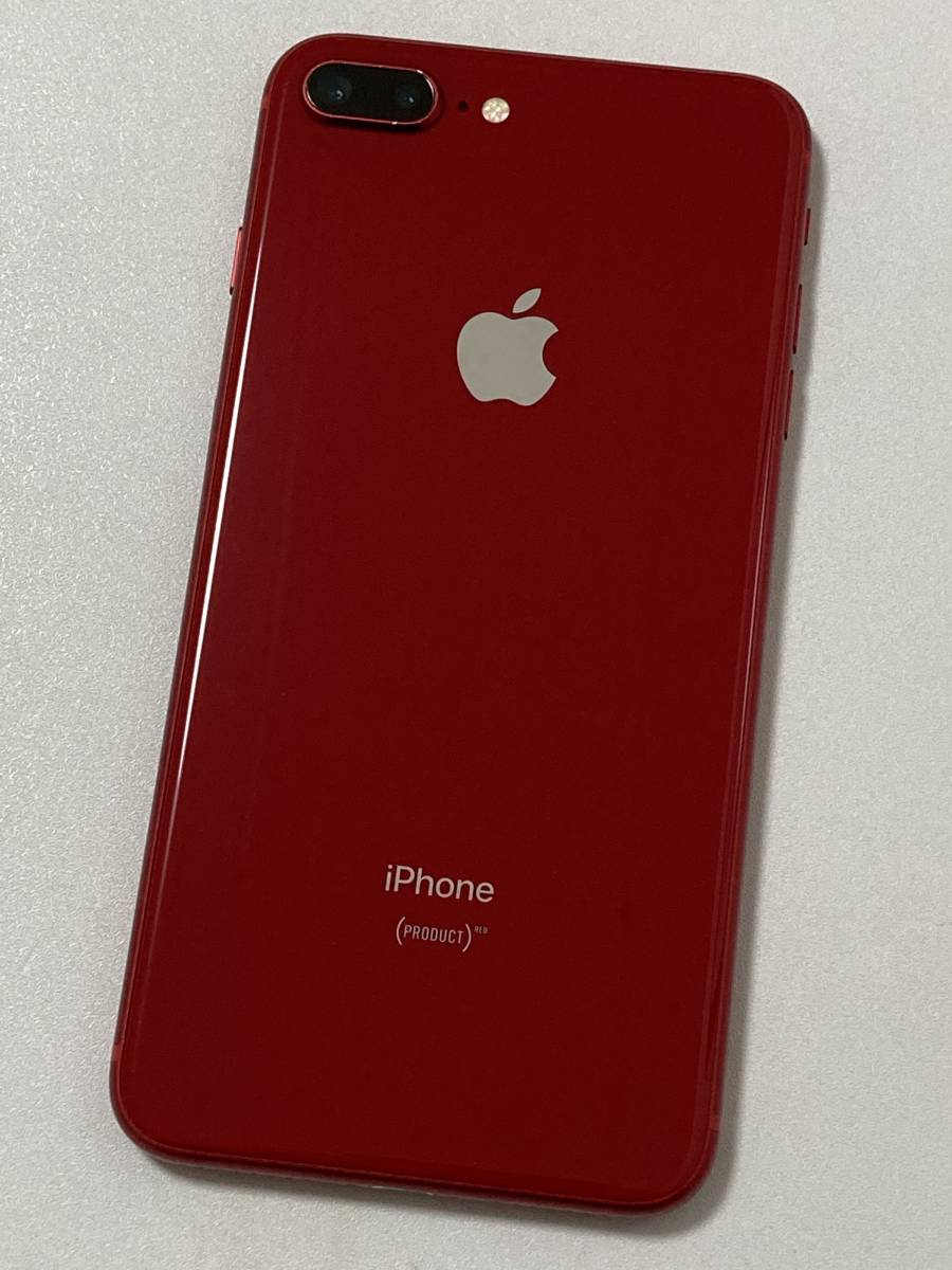 海外版 SIMフリー iPhone8 Plus 64GB Product RED シムフリー アイフォン8 プラス レッド docomo softbank SIMロックなし A1897 MRTE2LL/Aの画像3