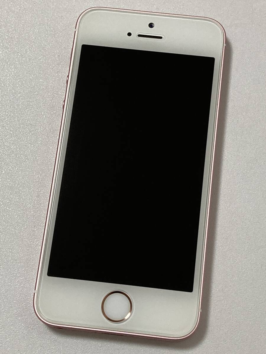 SIMフリー iPhoneSE Rose Gold 128GB ローズゴールド ピンク シムフリー アイフォンSE 本体 softbank docomo au UQ SIMロックなし A1723_画像2