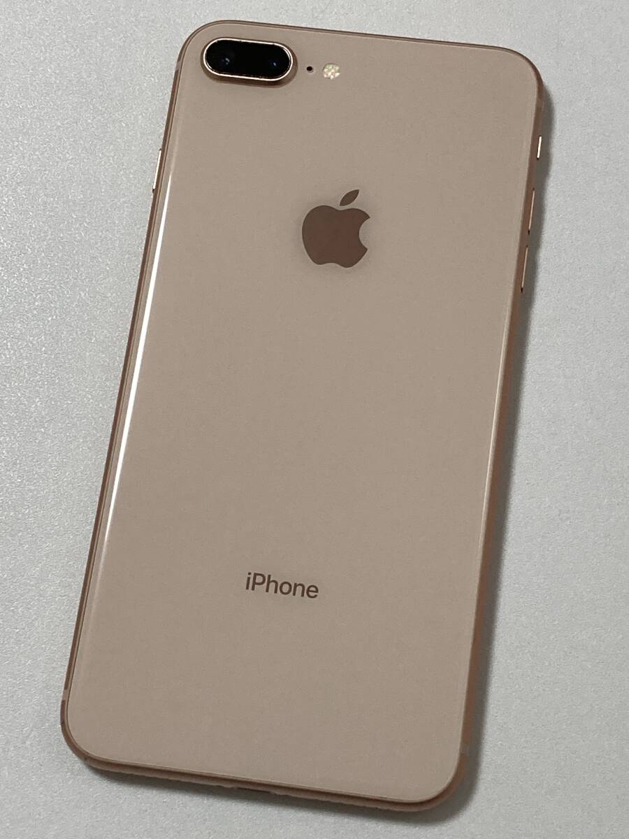 SIMフリー iPhone8 Plus 256GB Gold シムフリー アイフォン8 プラス ゴールド 金 au docomo softbank UQモバイル 楽天 SIMロックなし A1898の画像3