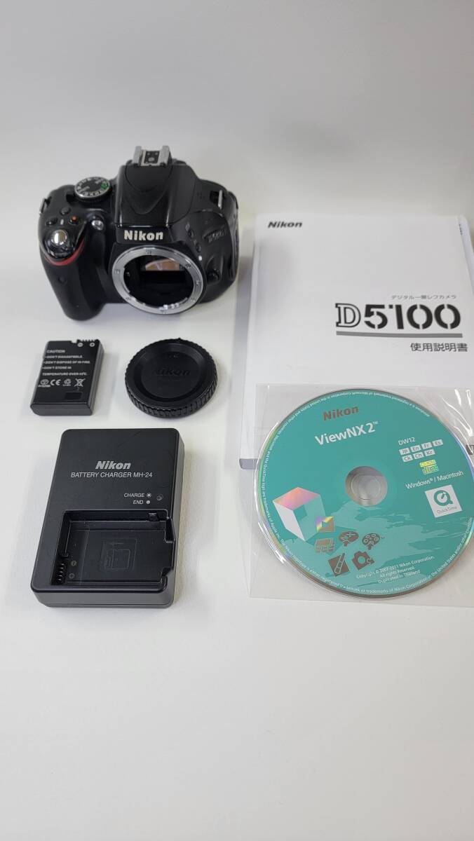 ジャンク ニコン デジタル一眼レフカメラ D5100 本体 Nikon の画像1