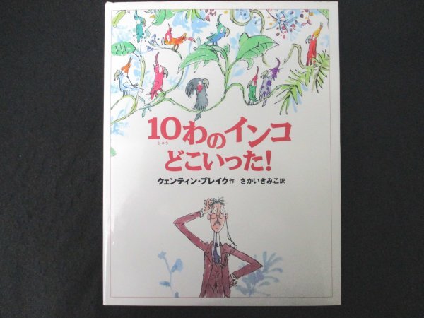 本 No2 02345 10わのインコ どこいった！ 世界の絵本コレクション 2002年6月5日 第3刷 小峰書店 クェンティン・ブレイク さかいきみこ 訳_画像1