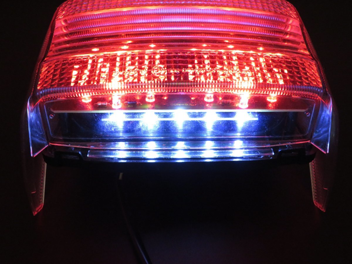 新品　LEDテール　クリアテール　CB1300SF　SC40 台湾製　RED　透明　Eマーク_画像9