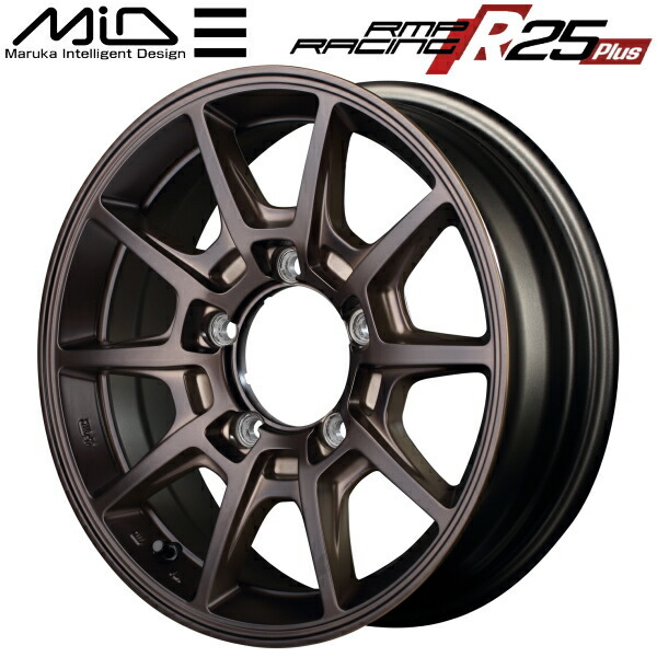 MID RMP RACING R25 Plus ホイール1本 クラシカルブロンズ 5.5J-16inch 5H/PCD139.7 inset+20_画像1