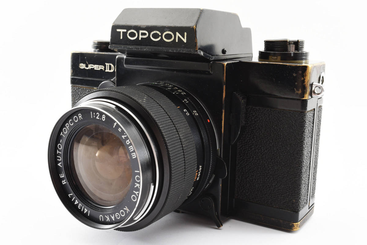 【激レアモータードライブ付き　完動品】 TOPCON トプコン SUPER DM 28mm&135mm レンズセット カメラ　同梱可能　#8634_画像2