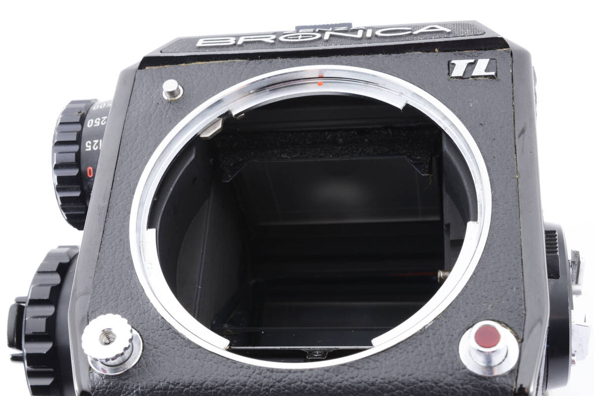 【人気のEC-TL 電池付き】 BRONICA ブロニカ EC-TL 中判カメラ　6×6ホルダー付属 同梱可能　1円 #8829_画像8