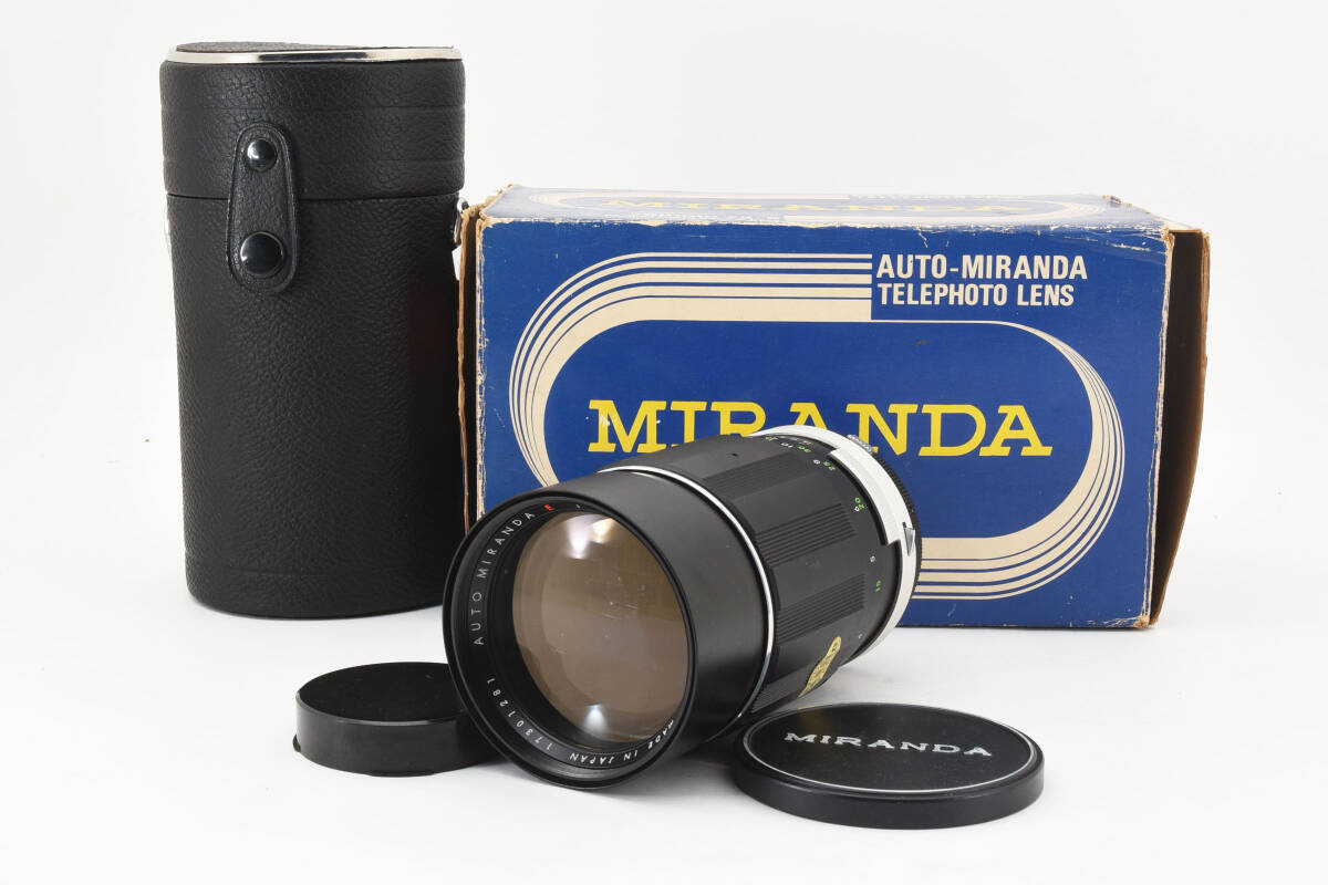 【稀少な元箱付き】 MIRANDA ミランダ AUTO-MIRANDA E 200mm F3.5 カメラ レンズ 現状品　同梱可能　#8850_画像1