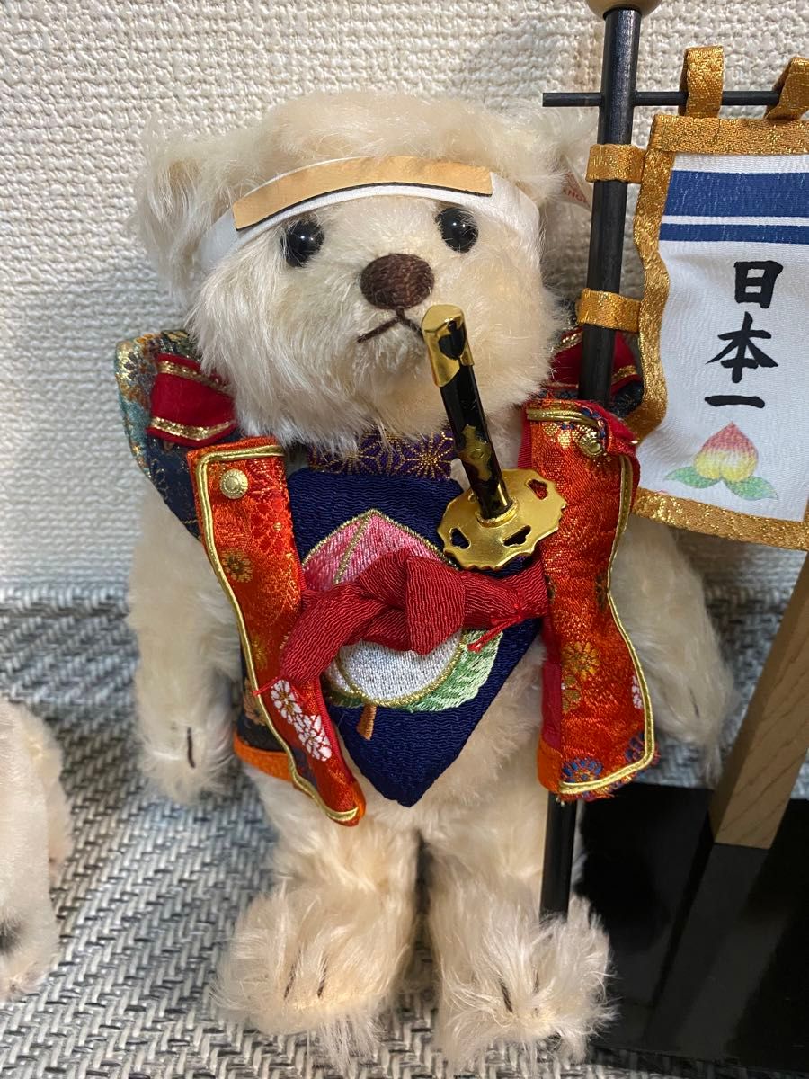 Steiff シュタイフ 日本限定昔話シリーズ第1弾 桃太郎 五月人形 Steiff シュタイフ 日本限定昔話シリーズ第1弾 桃太郎 五月人形