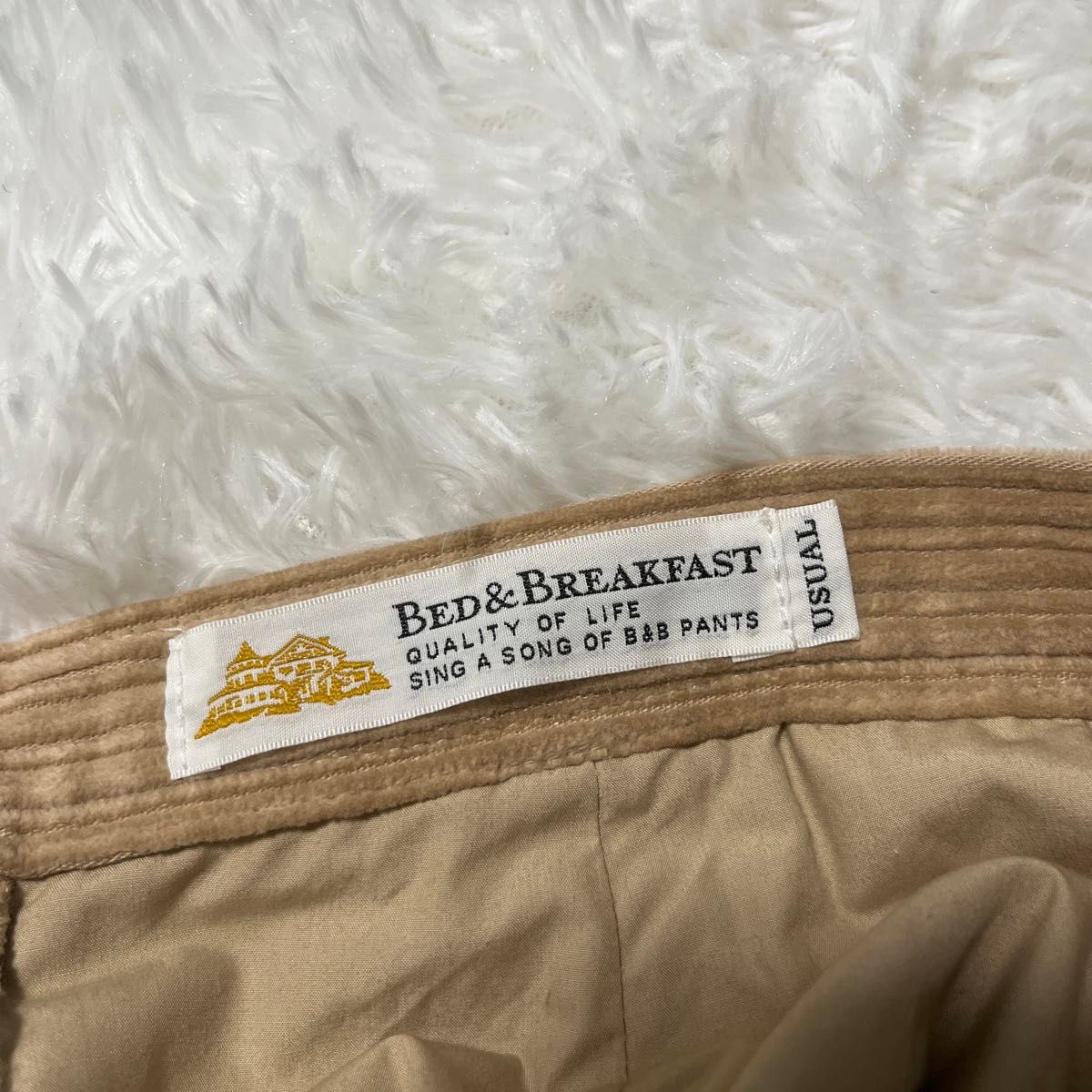 【美品】BED&BREAKFAST コーデュロイスカート　ロング　M〜L