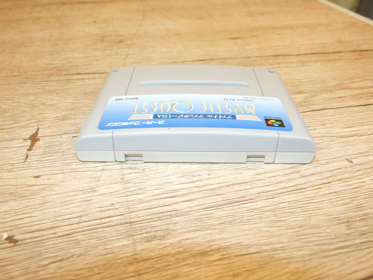 スーパーファミコン　ファイナルファンタジーUSA　ミスティッククエスト　CHVC-MQ　CHVC-006　作動未確認　中古品　送料180円_画像5