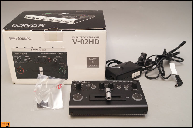 税込◆Roland◆マルチフォーマットビデオミキサー V-02HD ビデオスイッチャー 通電確認済 ローランド-IZ-8429