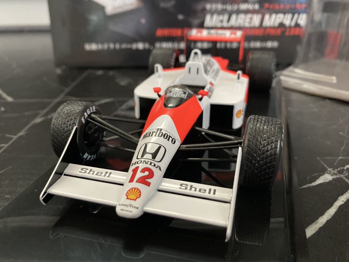 マルボロ仕様　DeAGOSTINI デアゴスティーニ ビッグスケールF1コレクション MP4/4 アイルトン セナ McLAREN Honda 1/24マクラーレンホンダ