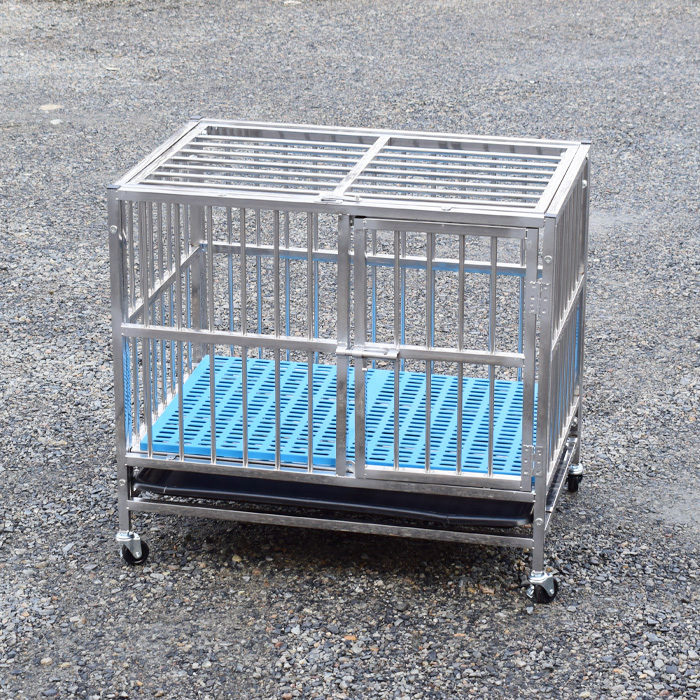  made of stainless steel dog gauge dog for cage house ( width 78x depth 52x height 72cm) small size ~ for medium-size dog 