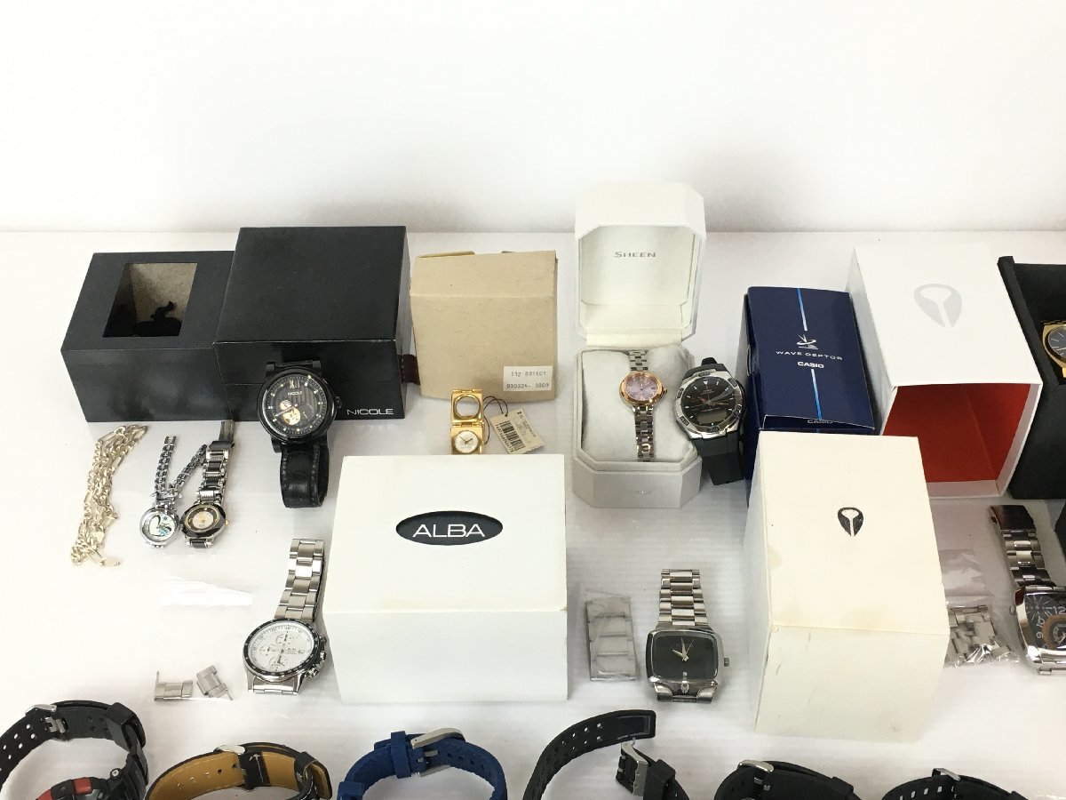 【ジャンク品】腕時計 カシオ/G-SHOCK/NIXON/ALBA/SHEEN/GRANDEUR/Daniel Wellington 他 まとめセット wa◇160_画像2