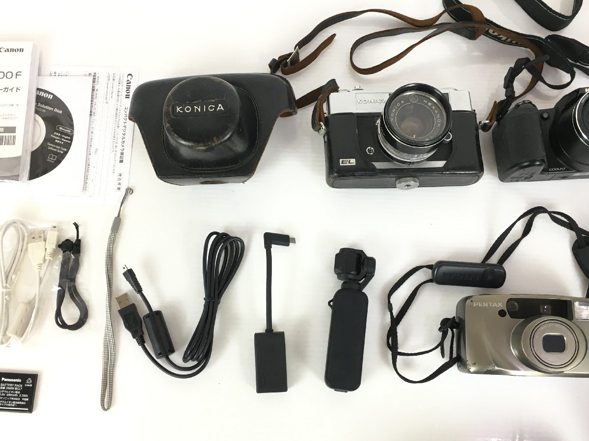 【ジャンク品】デジカメ/レンズ/フィルムカメラ/一眼レフ/Nikon/Panasonic/djiosmopocket/Canon 他 セット K9353 K6526 K7680wa◇105_画像3