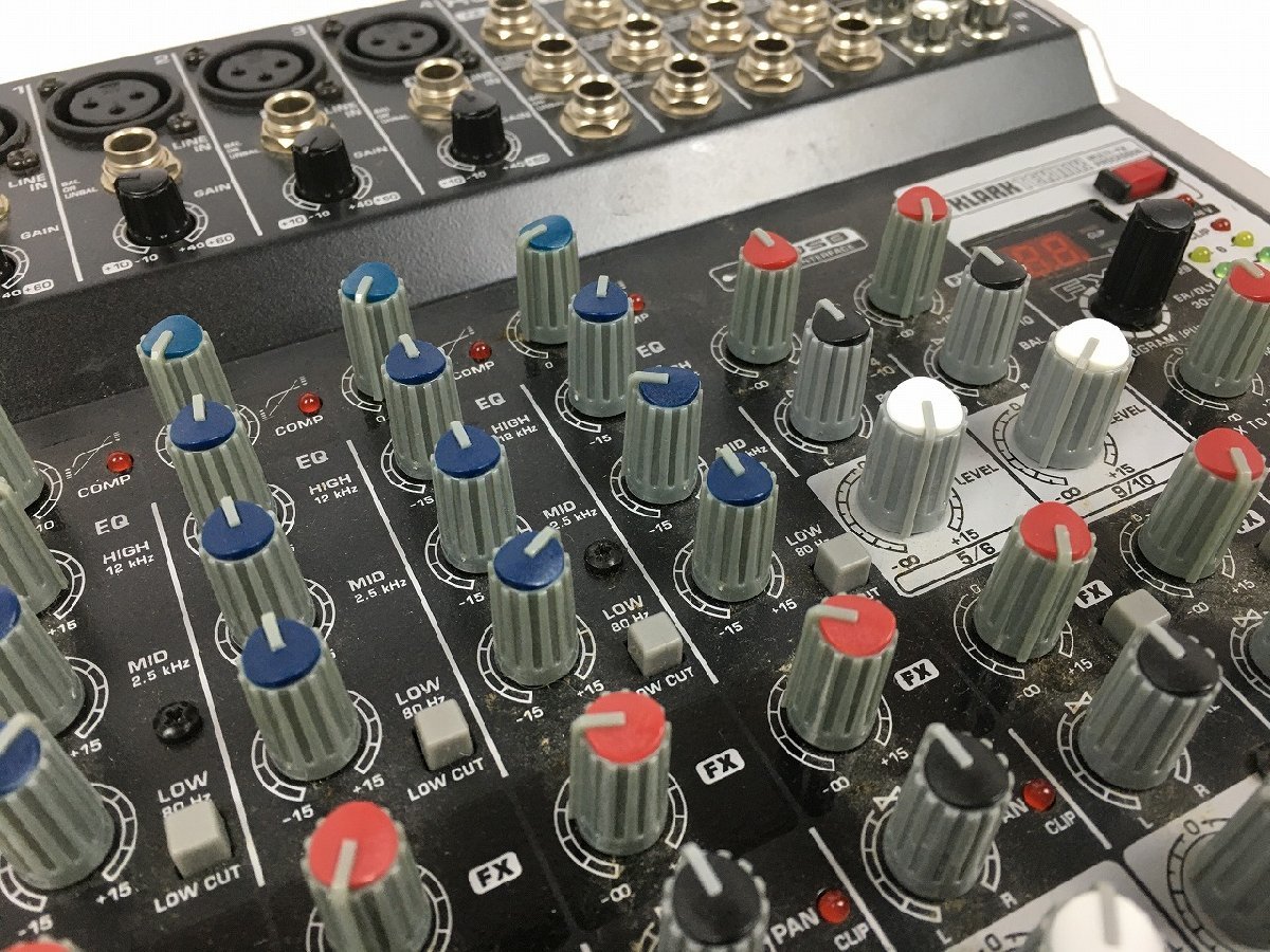 【ジャンク品扱い】 BEHRINGER XENYX QX1202USB アナログミキサー ベリンガー wa◇95_画像9