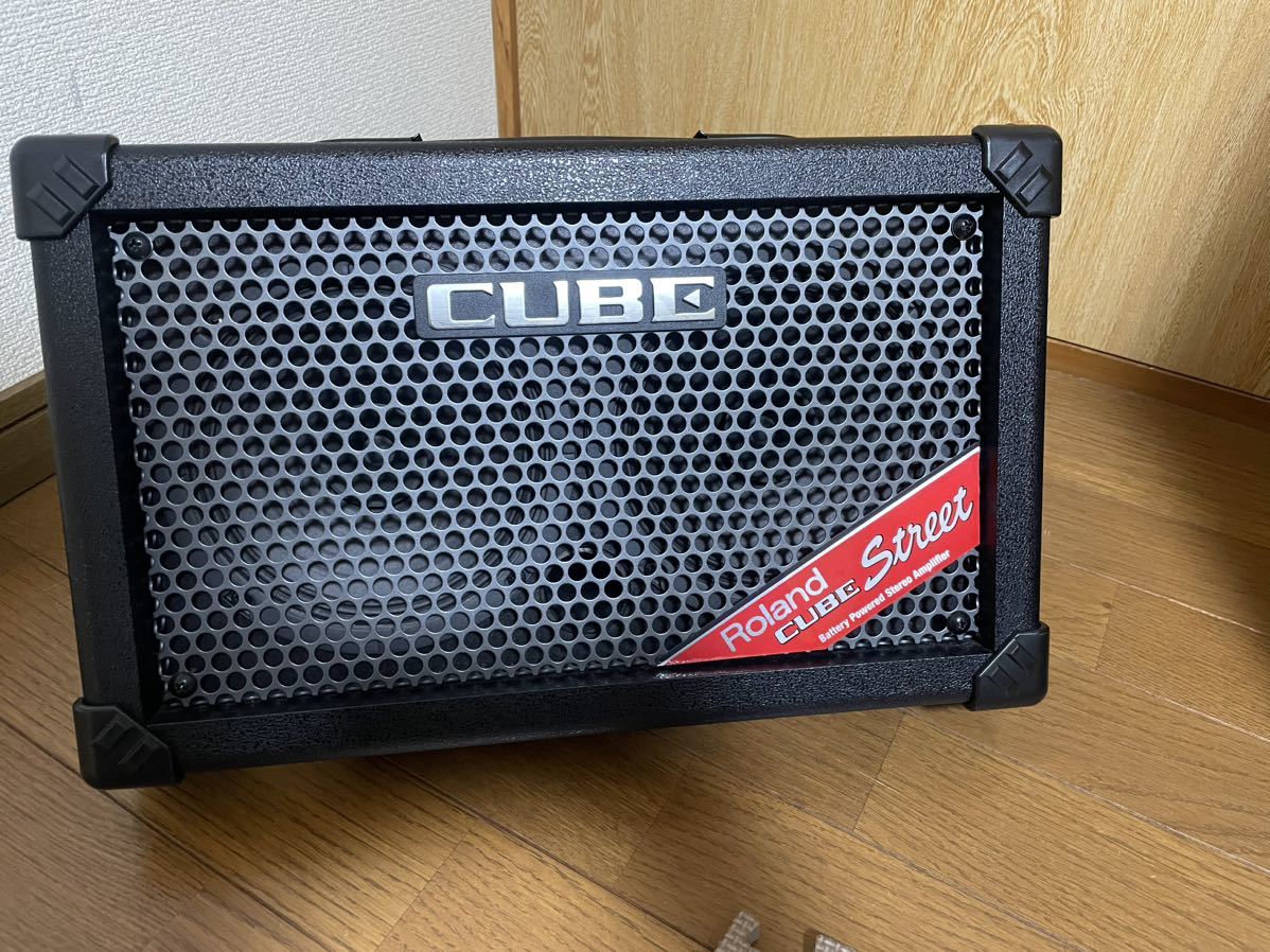 Roland CUBE Street audio-technicaマイク付き　送料込み_画像1