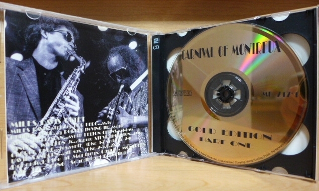 ☆ 良品 2CD!! マイルス・デイヴィス『 CARNIVAL OF MONTREUX 』D.サンボーン / G.デューク / デイビス ☆ 管理№228_ゴールドディスクです。